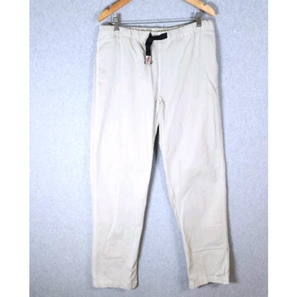 Gramicci Belted Climbing Pants Men's Size Large Long Tall 34" Inseam Beige